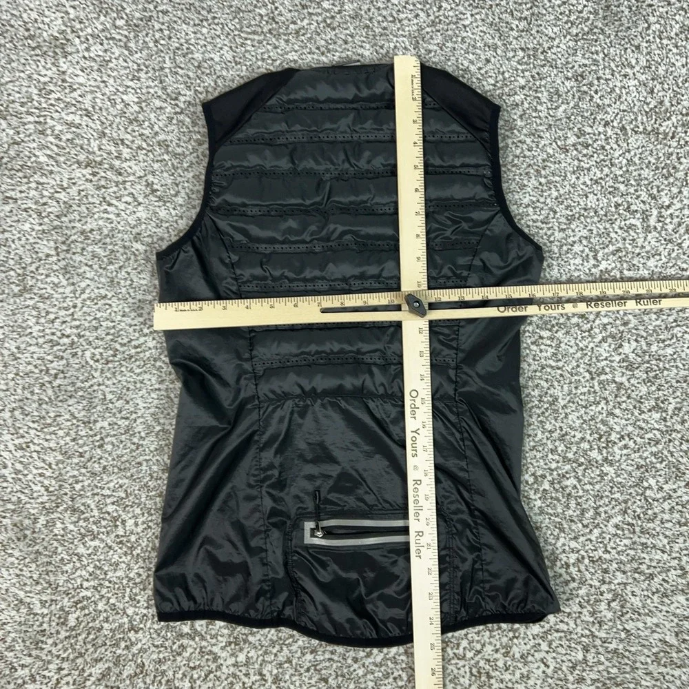 Nike Jacket Womens Small‎ Black AeroLoft Full Zip Down 800 Running Athletic Vest